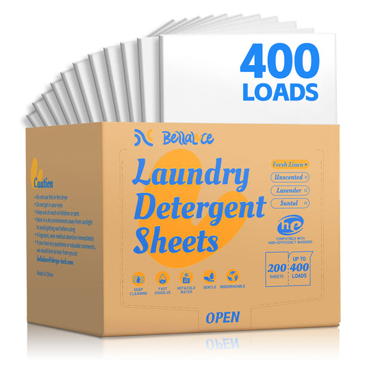 Laundry Detergent Sheets-Fresh Linen(400 Loads)