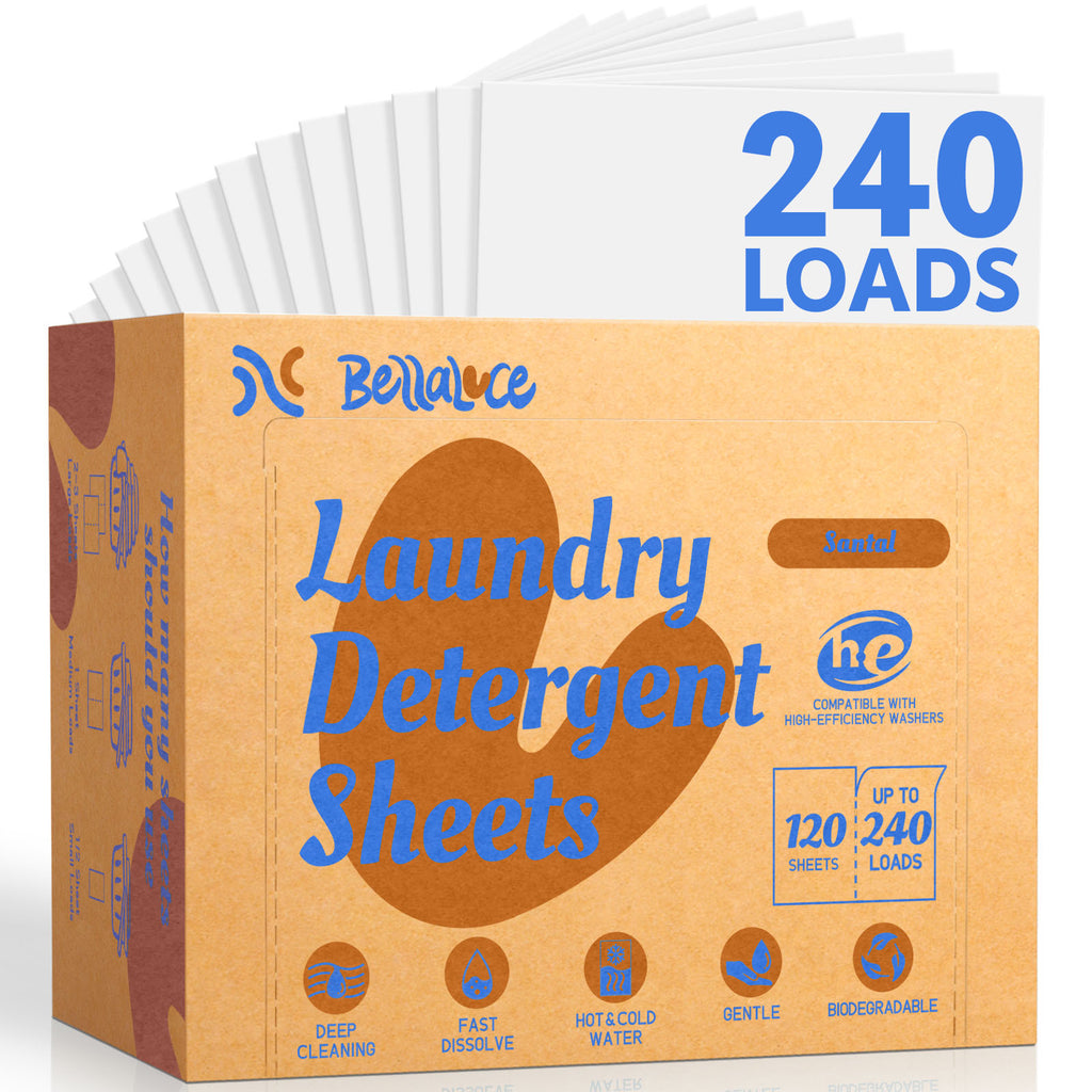 Laundry Detergent Sheets-Santal(240 Loads)