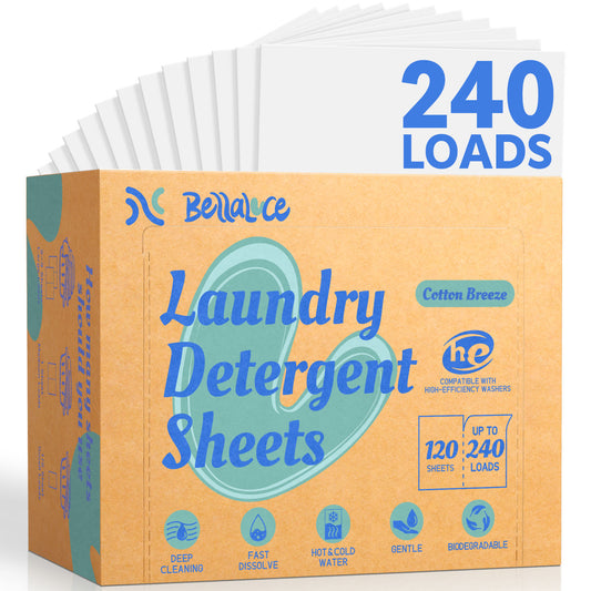 Laundry Detergent Sheets-Cotton Breeze(240 Loads)