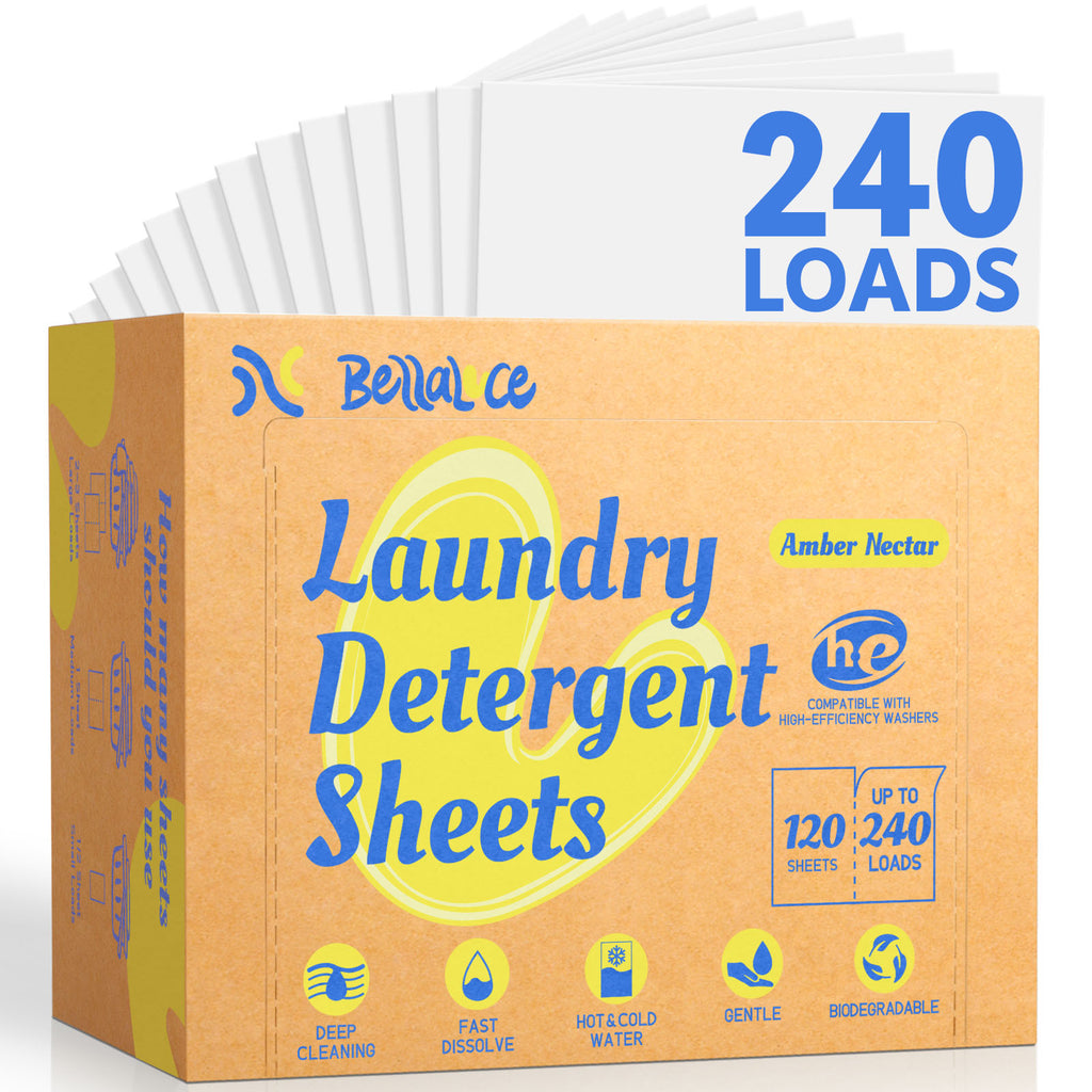 Laundry Detergent Sheets-Amber Nectar(240 Loads)