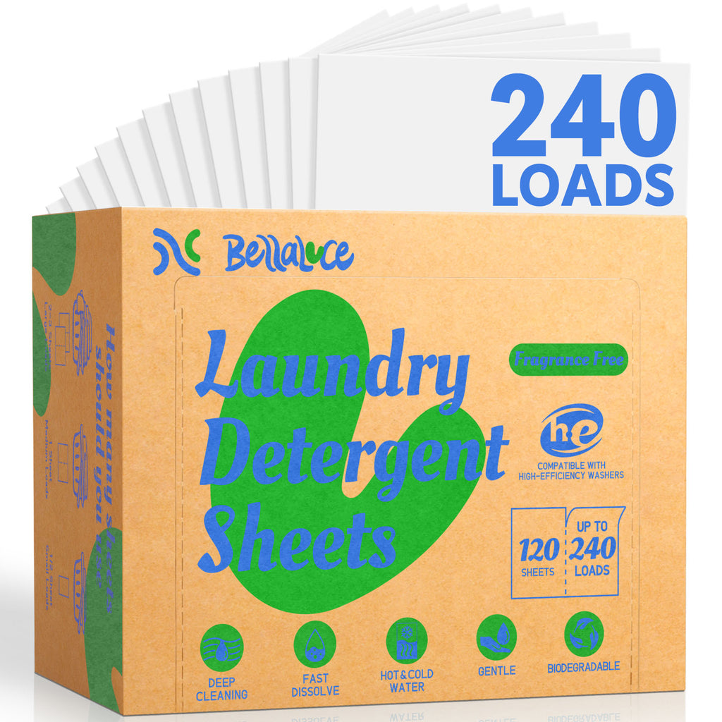 Laundry Detergent Sheets-Unscented(240 Loads)