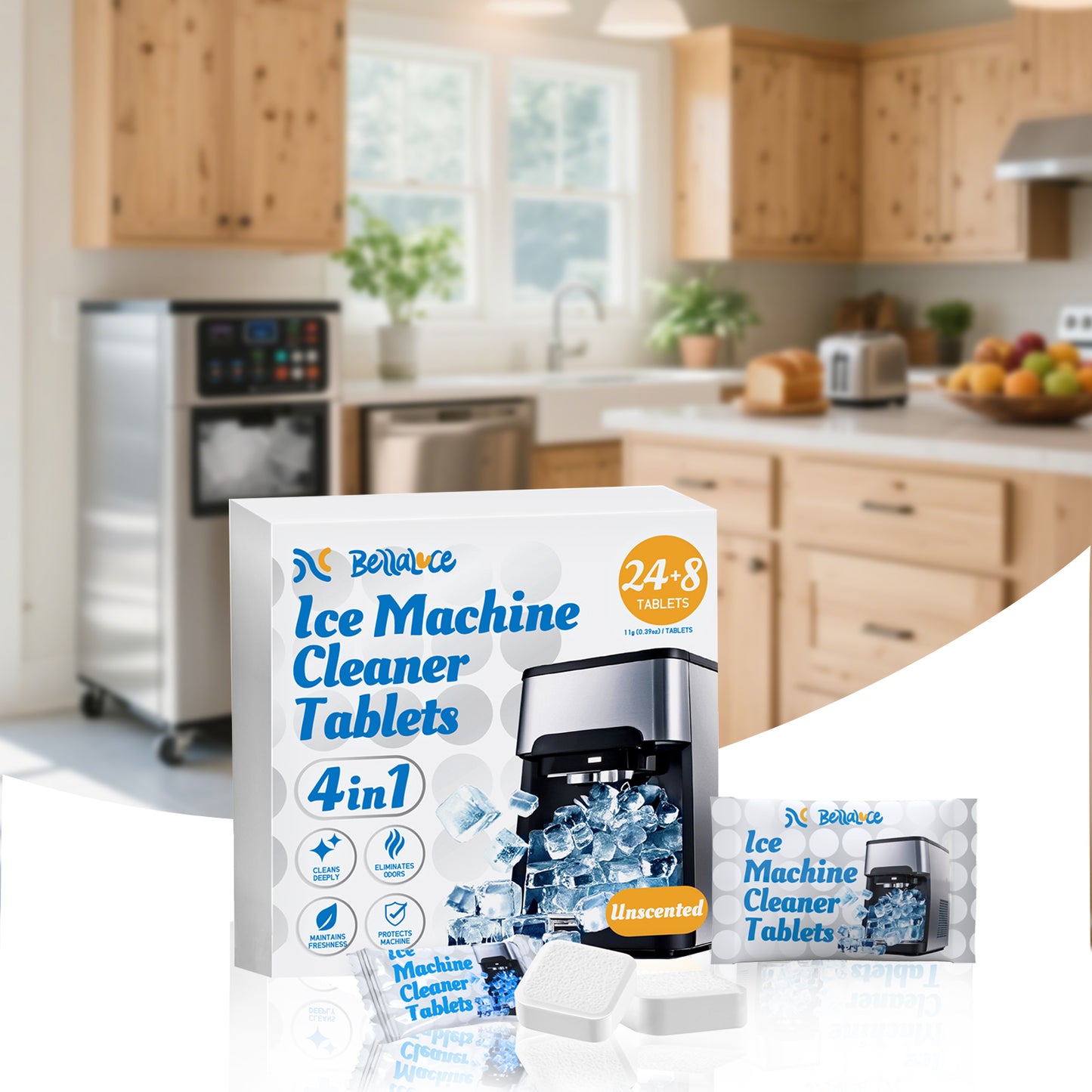 Ice Machine Cleaner Tablets-Unscented
