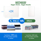 Laundry Detergent Sheets-Unscented(400 Loads)