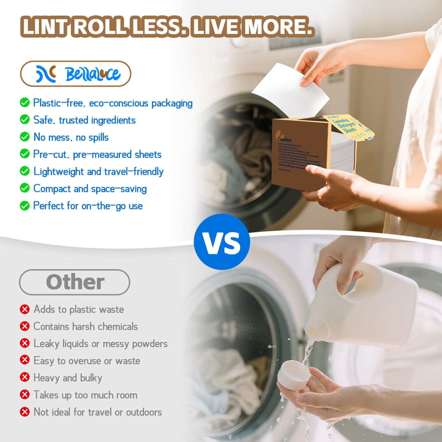 Laundry Detergent Sheets-Santal(400 Loads)