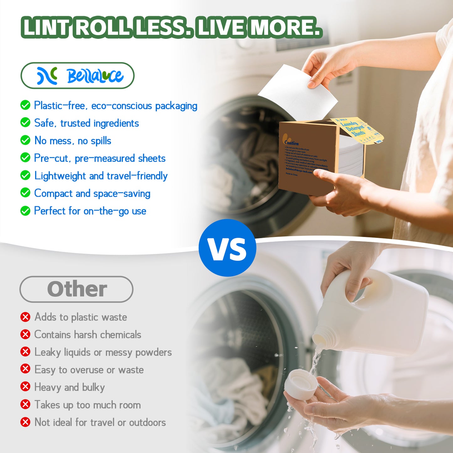 Laundry Detergent Sheets-Unscented(400 Loads)