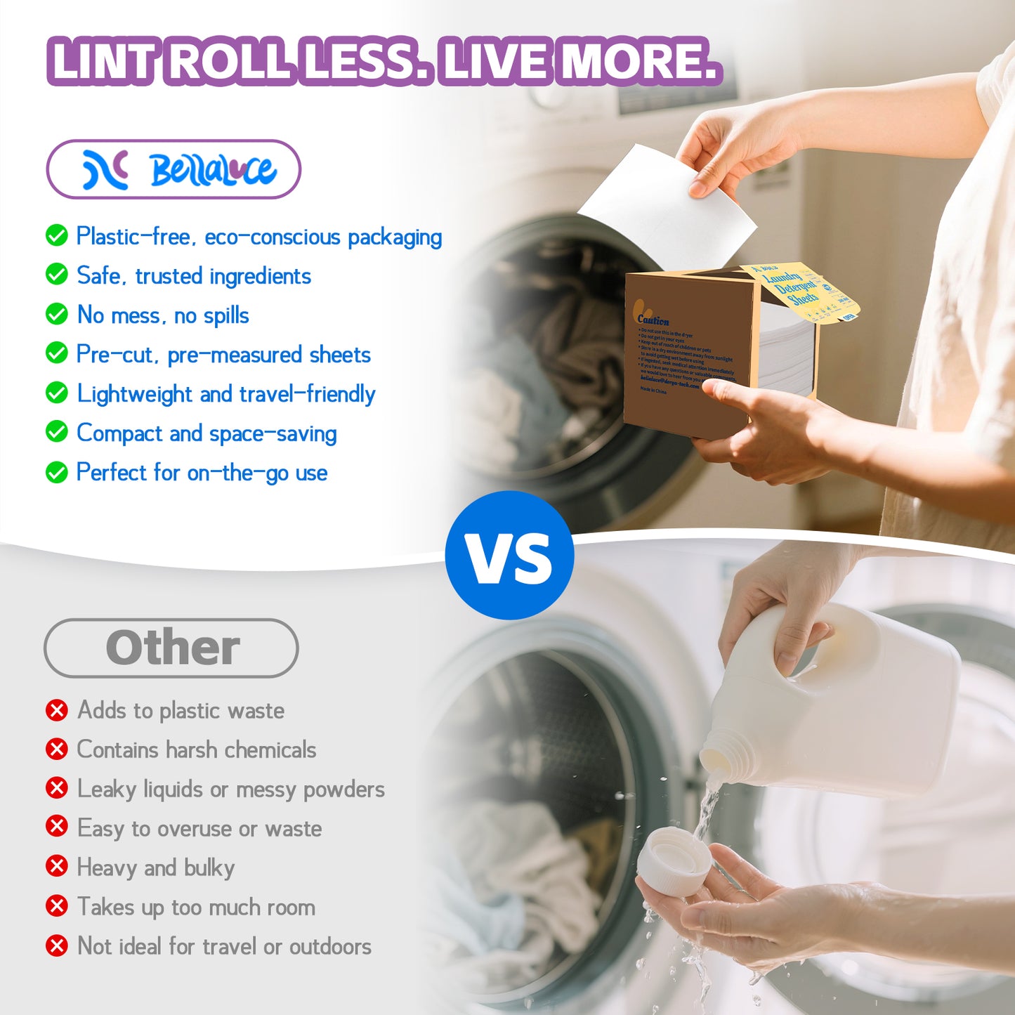 Laundry Detergent Sheets-Lavender(400 Loads)