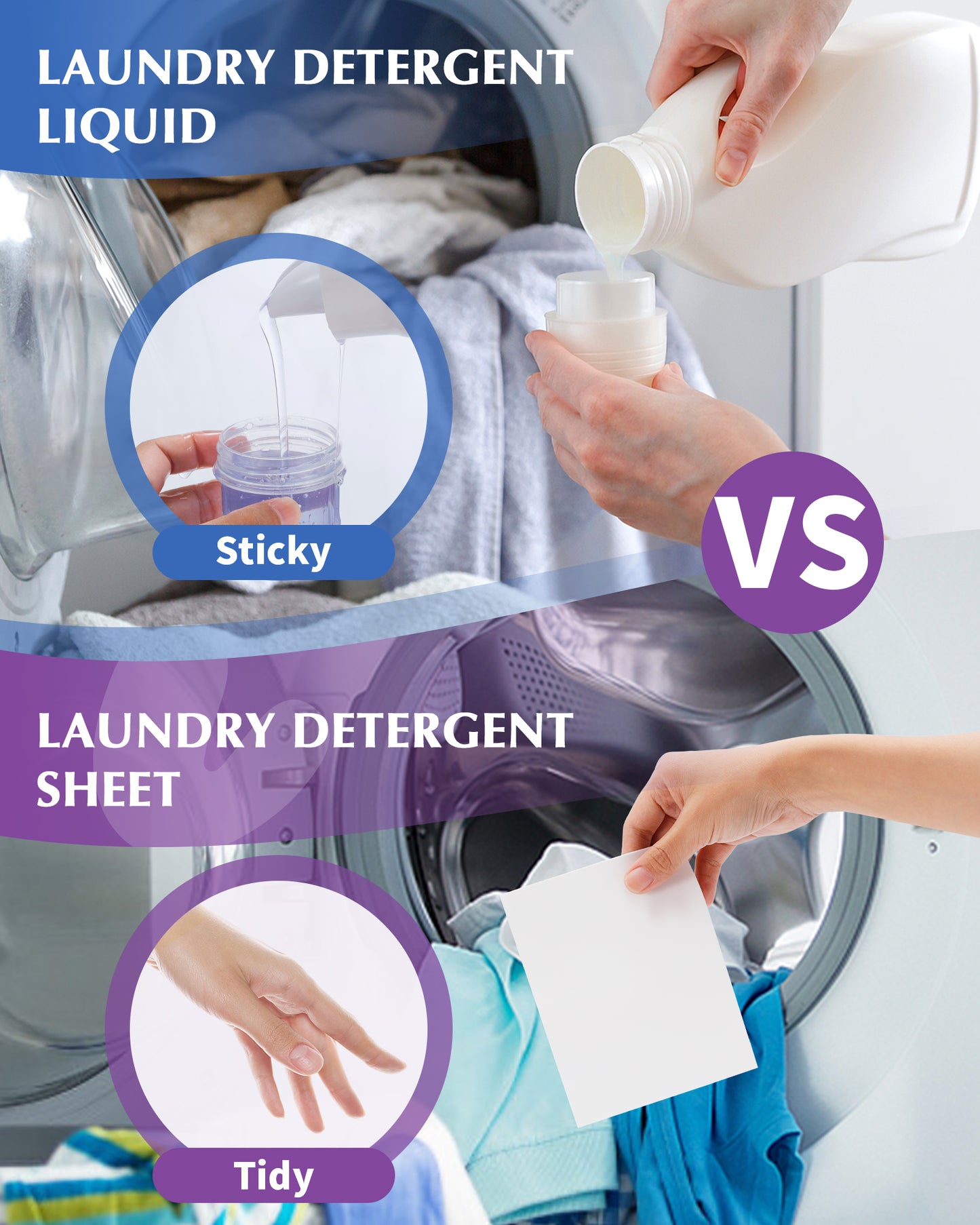 Laundry Detergent Sheets-Lavender(240 Loads)