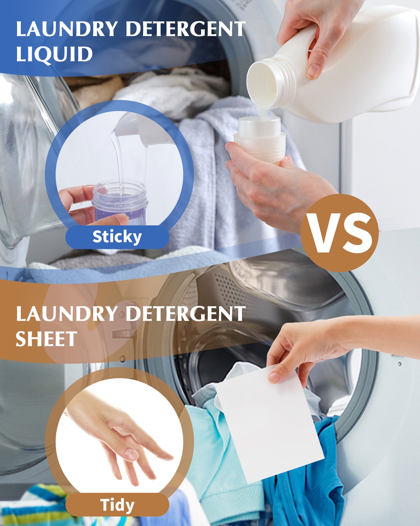 Laundry Detergent Sheets-Santal(240 Loads)