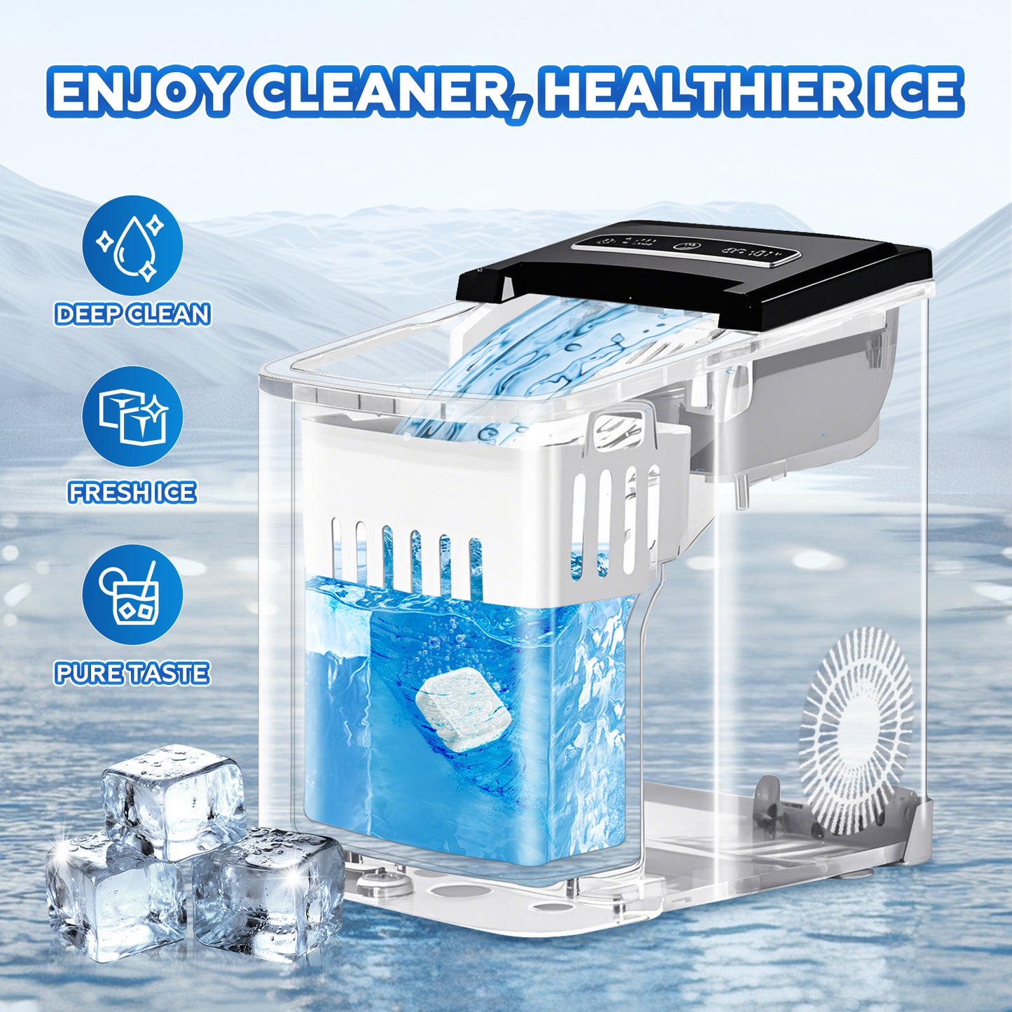 Ice Machine Cleaner Tablets-Unscented