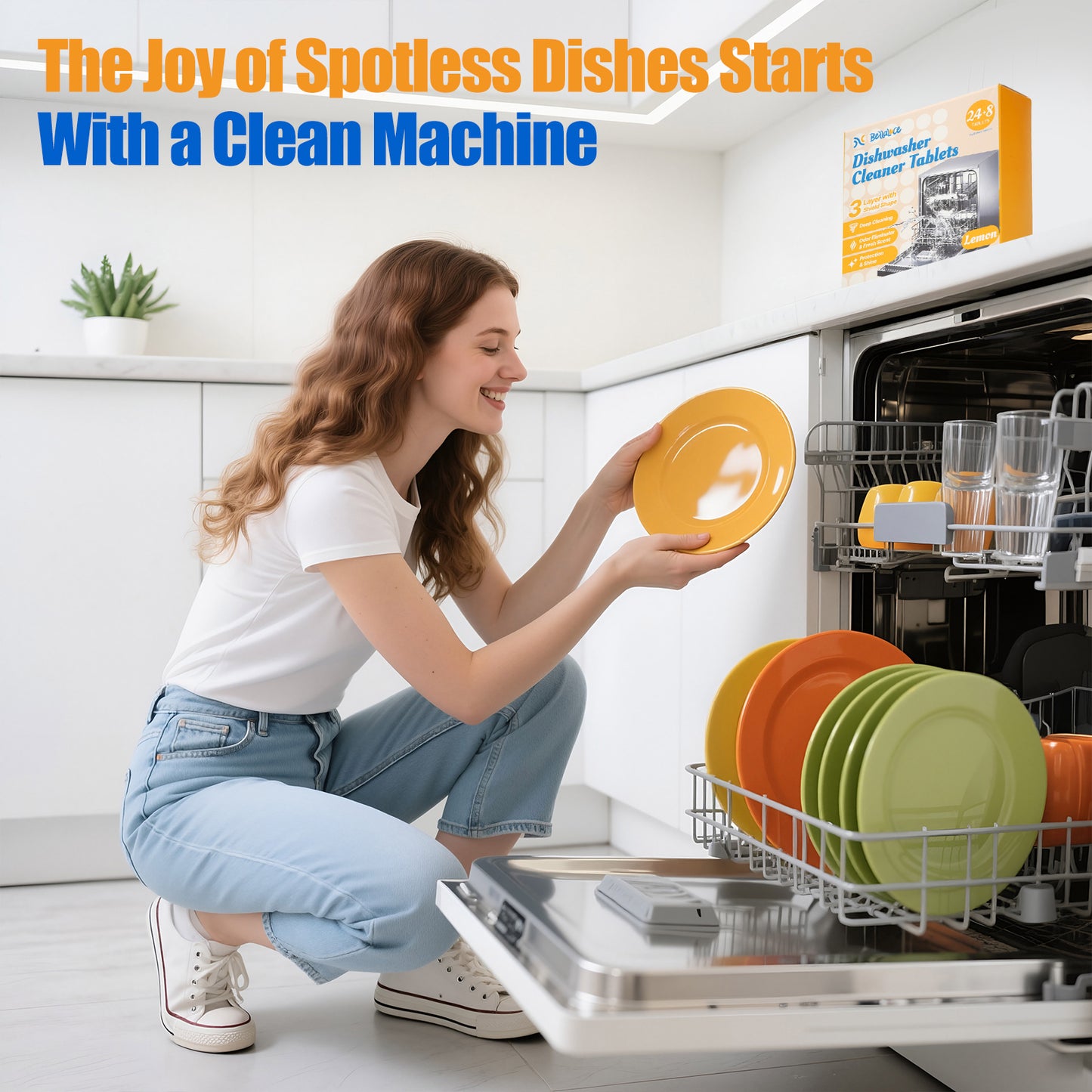 Dishwasher Detergent Tablets, 32 Count