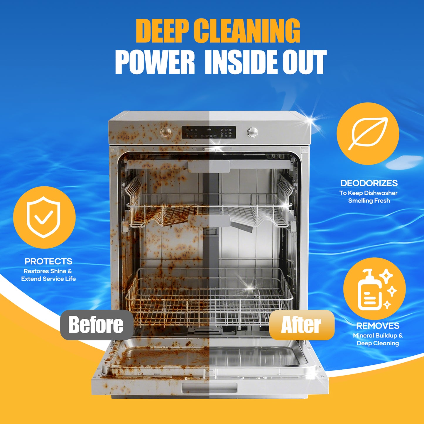 Dishwasher Detergent Tablets, 32 Count