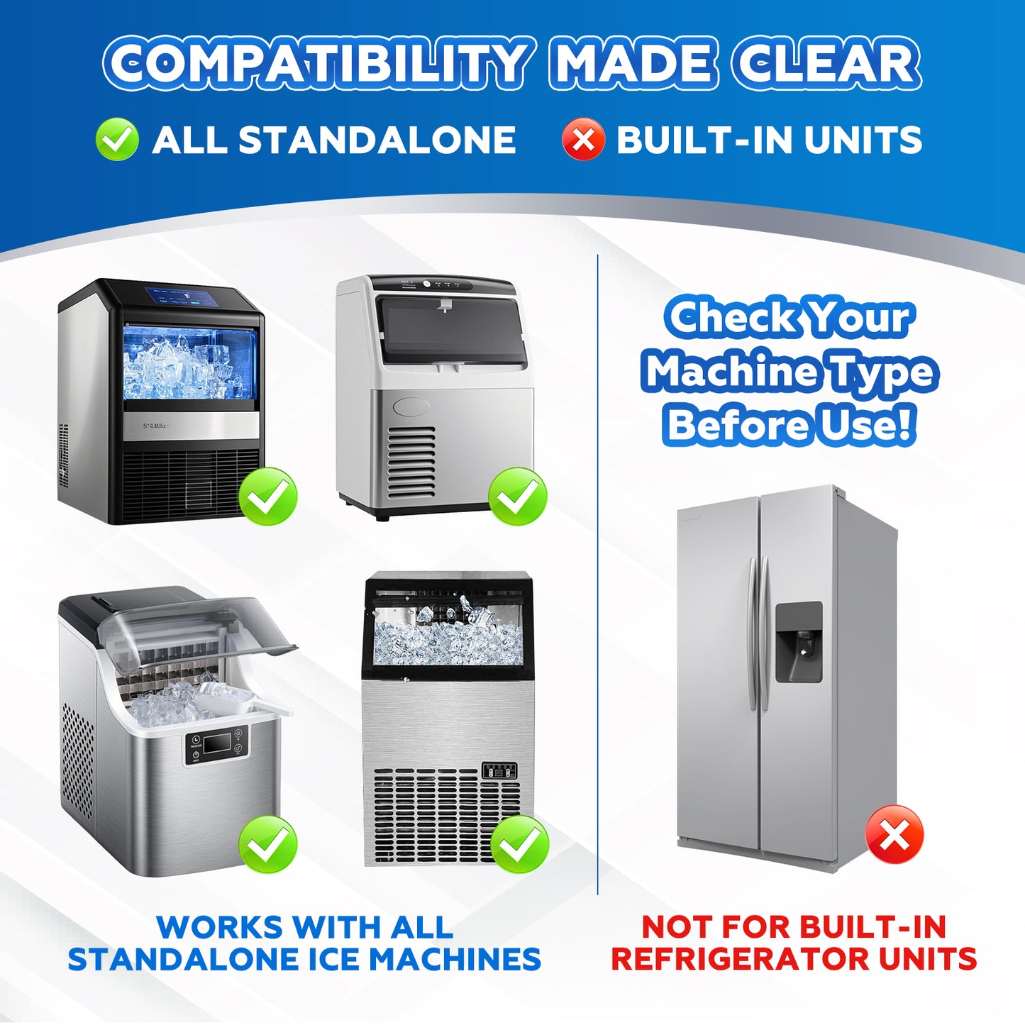 Ice Machine Cleaner Tablets-Unscented