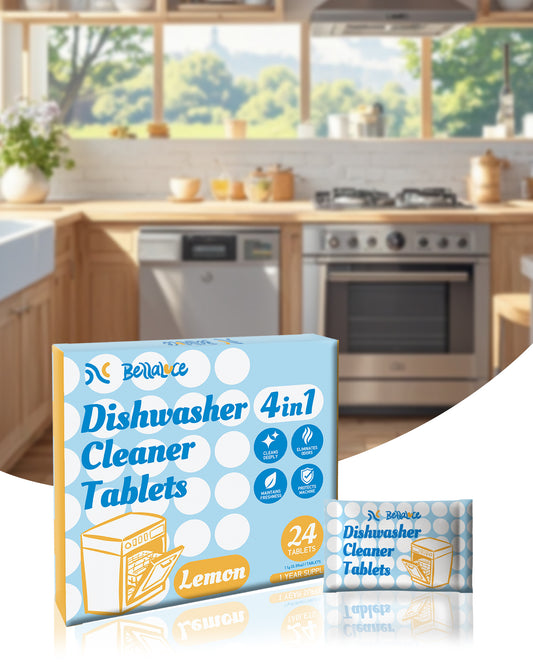 Dishwasher Machine Cleaner Tablets-Lemon