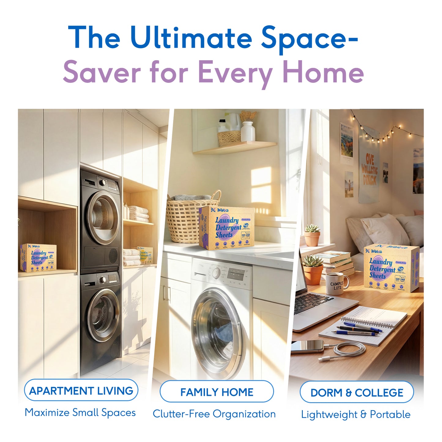 Laundry Detergent Sheets-Dreamy Sway(240 Loads)