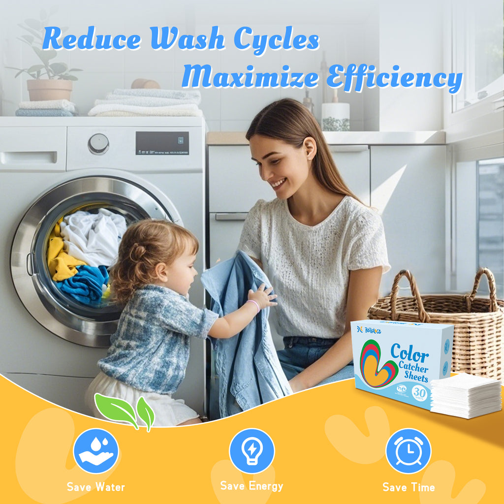 Color Catchers for Laundry - Color Grabber 120 Sheets to Prevent Color Runs, Dye Catchers for Home Use, Fregrance Free Color Guard for Apartment Dorm Hotel