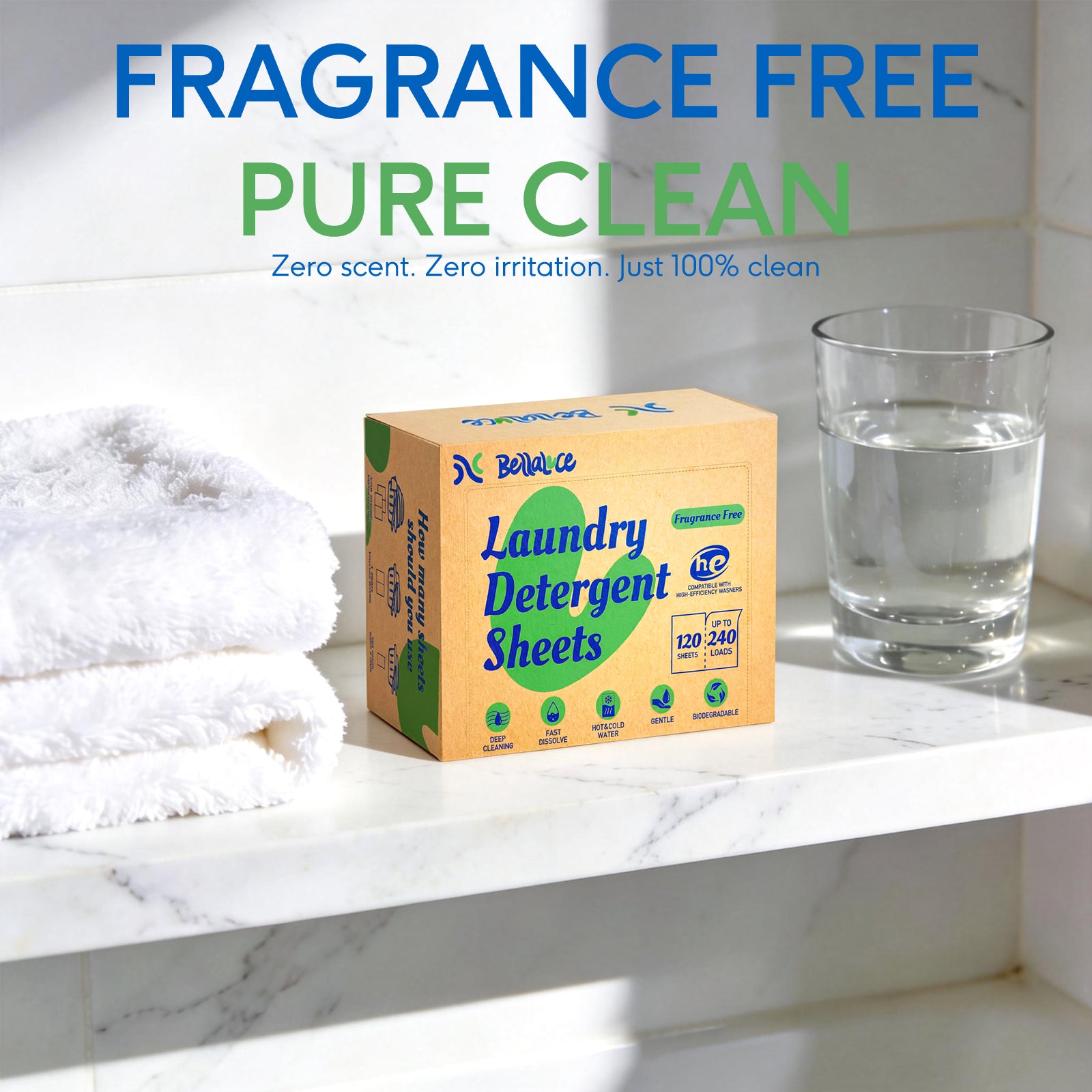 Laundry Detergent Sheets-Unscented(240 Loads)