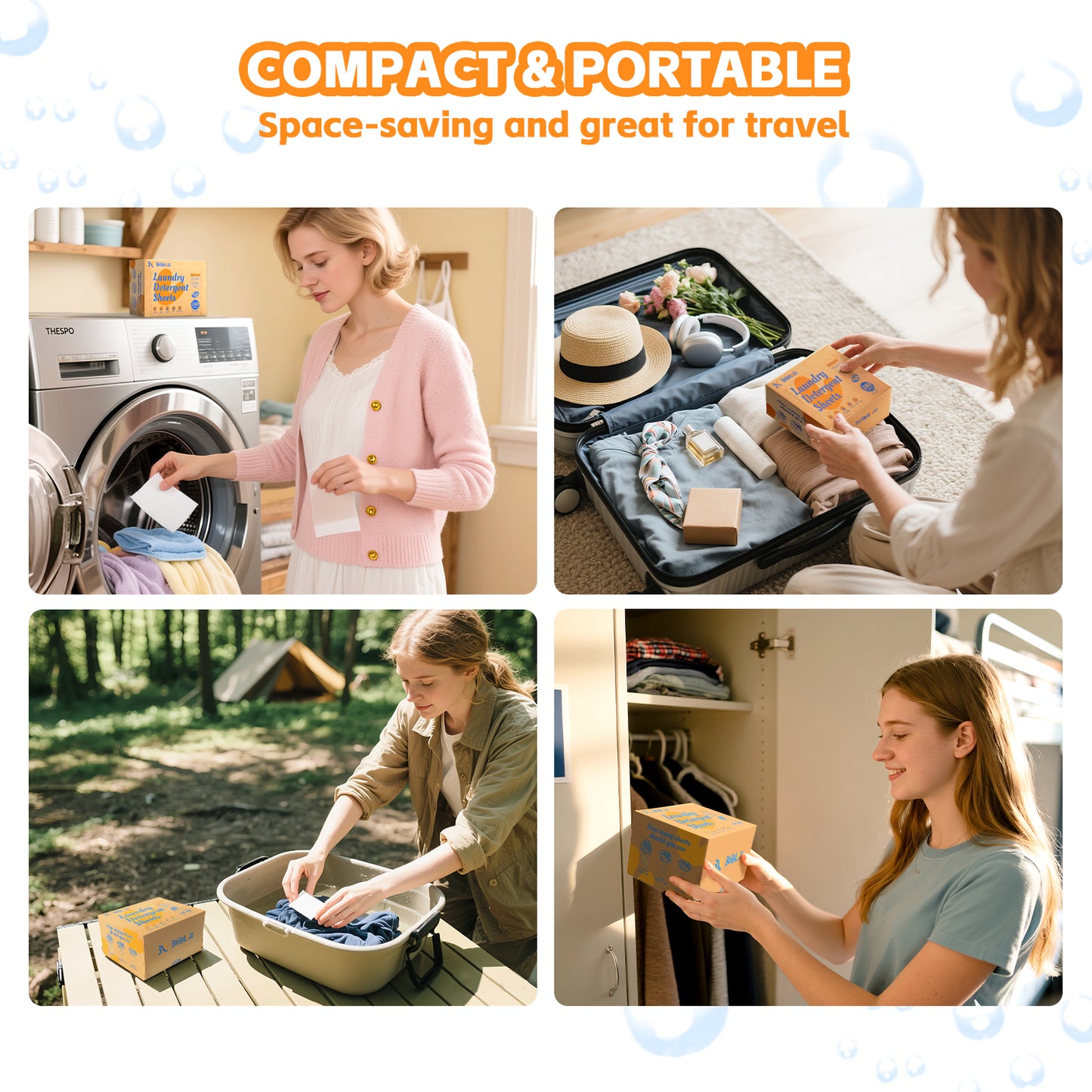 Laundry Detergent Sheets-Fresh Linen(400 Loads)