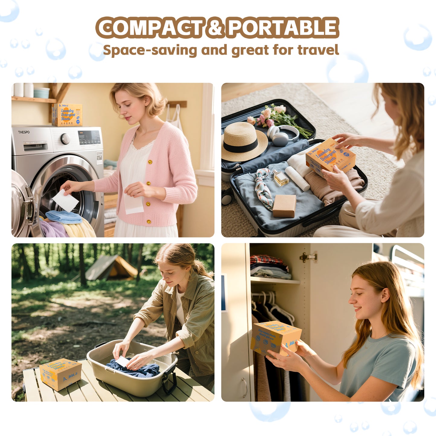 Laundry Detergent Sheets-Santal(400 Loads)