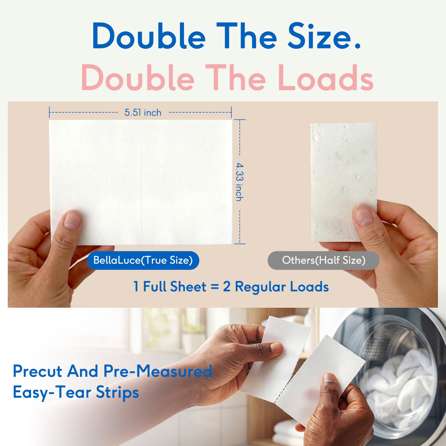 Laundry Detergent Sheets-Butterfly Kiss(240 Loads)