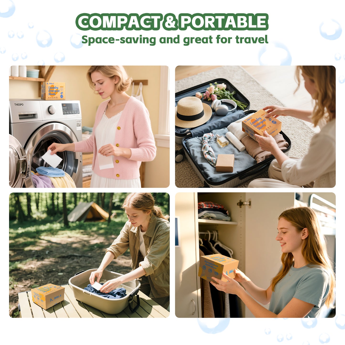 Laundry Detergent Sheets-Unscented(400 Loads)